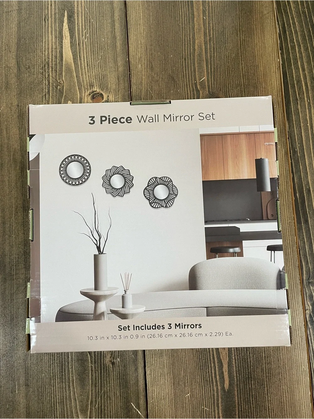 3 Piece Wall Mirror Set